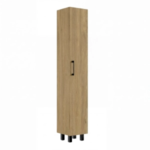 Szafka Łazienkowa Stojąca Słupek Dąb Kamienny Valia 01