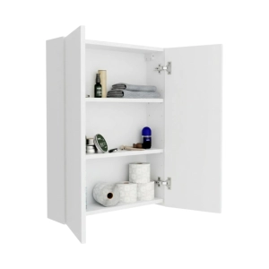 Szafka Łazienkowa Nad Geberit Wisząca Biała Auris 02