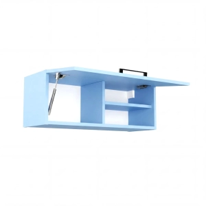 Szafka Łazienkowa Wisząca Pozioma Niebieska Sky 02
