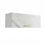 Szafka Łazienkowa Wisząca Pozioma Biały Marmur Sky