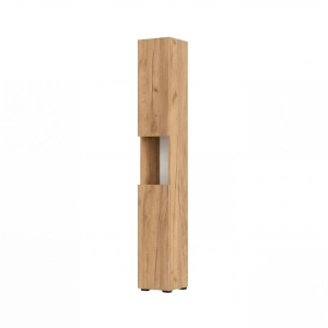 Szafka Do Przedpokoju Na buty Słupek Wąski Z Półkami Złoty Craft Sora 02