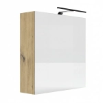 Szafka Łazienkowa Wisząca Z Lustrem Oświetlenie LED Artisan Elza