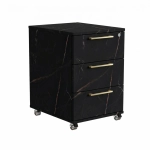 Kontenerek Pod biurko Na Kółkach Zamykany z 3 Szufladami San Sebastian Max