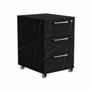 Kontenerek Pod biurko Na Kółkach Zamykany z 3 Szufladami San Sebastian Max 01