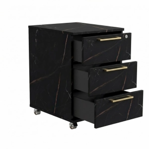 Kontenerek Pod biurko Na Kółkach Zamykany z 3 Szufladami San Sebastian Max 02