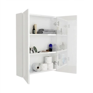 Szafka Łazienkowa Nad Geberit Wisząca Biały Połysk Auris 02