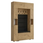 Garderoba Szafka Do Przedpokoju Na Buty z Siedziskiem Słupek Panele Tapicerowane Wieszak Lancelot Zestaw Nadstawka Podwójny