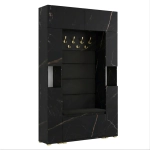 Garderoba Szafka Do Przedpokoju Na Buty z Siedziskiem Słupek Panele Tapicerowane Wieszak San Sebastian Zestaw Nadstawka Podwójny