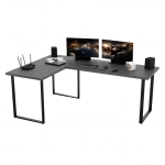 Biurko Gamingowe Dla Gracza Narożne Duże Blenda Antracyt VINI