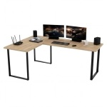 Biurko Gamingowe Dla Gracza Narożne Duże Blenda Sonoma VINI