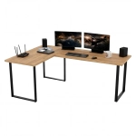 Biurko Gamingowe Dla Gracza Narożne Duże Blenda Złoty Craft VINI