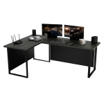 Biurko Gamingowe Dla Gracza Narożne Duże Blenda Czarny Onyx VINI