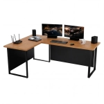 Biurko Gamingowe Dla Gracza Narożne Duże Blenda Olcha VINI