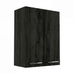 Szafka Łazienkowa Wisząca Pionowa Czarny Onyx Lisa