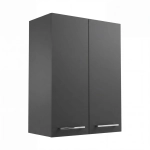 Szafka Łazienkowa Wisząca Pionowa Antracyt Lisa