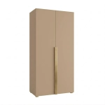 Szafa na wymiar do przedpokoju szafa do sypialni na ubrania z półkami Cappuccino Kama Podwójna