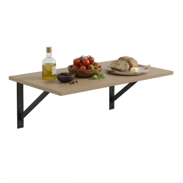 Lewitujący stół kuchenny stolik loft Cappuccino Livo 01