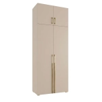 Szafa na wymiar do przedpokoju szafa do sypialni na ubrania z półkami z nadstawką Kaszmir Kama Podwójna