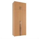 Szafa na wymiar do przedpokoju szafa do sypialni na ubrania z półkami z nadstawką Buk Kama Podwójna