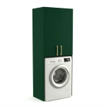 Regał Łazienkowy Na Pralkę Szafka Stojąca Zielony Bella 2