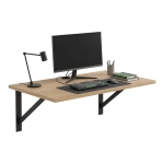 Nowoczesne biurko lewitujące pod wymiar do pracy Dąb Cremona Levio