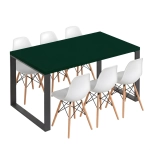 Stół kuchenny na wymiar loft do jadalni mały Zielony Vini