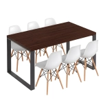 Stół kuchenny na wymiar loft do jadalni mały Wenge Vini