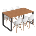 Stół kuchenny na wymiar loft do jadalni mały Olcha Vini