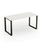 Biurko pod wymiar do pracy gamingowe Białe Lofto