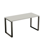 Biurko pod wymiar do pracy gamingowe Popiel Lofto