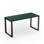 Biurko pod wymiar do pracy gamingowe Zielone Lofto