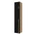 Szafa pojedyncza na wymiar do przedpokoju szafa do sypialni na ubrania z półkami z nadstawką Złoty Craft i Czarny front Kama 01