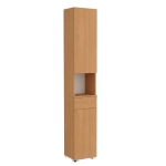 Szafka Do Przedpokoju Na buty Słupek Wąski Z Półkami Szuflada Buk Sora 2