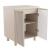 Ryflowana szafka łazienkowa pod umywalkę Kaszmir Mila 02