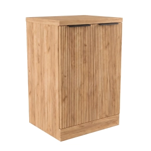 Szafka łazienkowa stojąca ryflowana Złoty Craft + Złoty Craft Lamele Aria 01