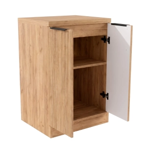 Szafka łazienkowa stojąca ryflowana Złoty Craft + Złoty Craft Lamele Aria 02