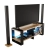Ława Stolik Pod Telewizor TV Skandynawski Złoty Craft + Czarny LED Niko RTV 03