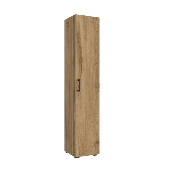 Szafa pojedyncza na wymiar do przedpokoju szafa do sypialni na ubrania z półkami Wotan Kama 16