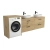 Szafka łazienkowa na pralkę i umywalkę wisząca nadblatowa z blatem szuflady Artisan Lucy Paula Podwójna 01