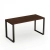 Biurko pod wymiar do pracy gamingowe Wenge Lofto 01