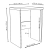 Szafka łazienkowa nad pralkę stojąca Olcha Lucy 03