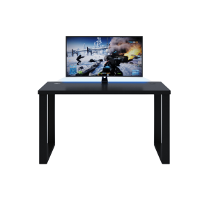 Biurko Gamingowe Czarne Z Ledem S 05