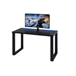 Biurko Gamingowe Czarne Z Ledem S 06