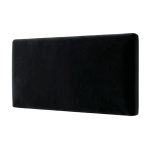 Panel Tapicerowany Na Wymiar Ścienny Magic Velvet Czarny Daniel