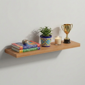 Półka Wisząca Ścienna do Pokoju Łazienki i Kuchni na Ścianę na Książki Olcha Ula 01
