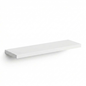 Półka Wisząca Ścienna do Pokoju Łazienki i Kuchni na Ścianę na Książki Biała Ula 02