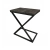 Stolik Metalowy X Kawowy Nowoczesny Ława do Salonu Pomocniczy Beton Czarny Leon X 01