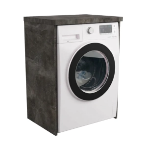 Szafka łazienkowa nad pralkę stojąca Beton Czarny Lucy 01