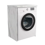 Szafka łazienkowa nad pralkę stojąca Biały Marmur Lucy