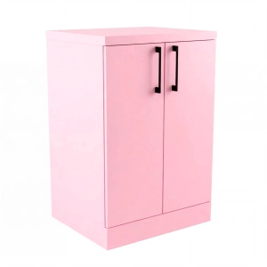 Szafka łazienkowa stojąca komoda Różowa Aria 01